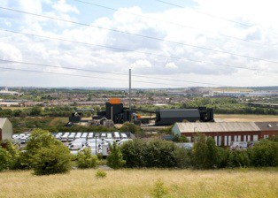 Artist's impression of the biomass plant which E.ON will start to build later this month near Sheffield